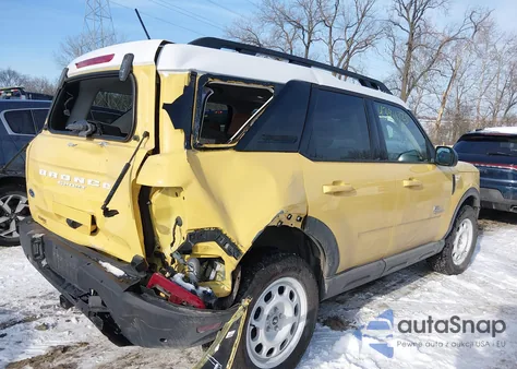 2023 Ford Bronco Sport Heritage Limited из США, поврежденный, VIN 3FMCR9H99PRD17730